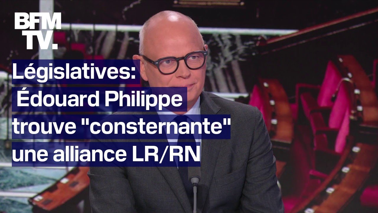 Législatives, alliance LR/RN, présidentielle 2027... l'interview d'Édouard Philippe en intégralité