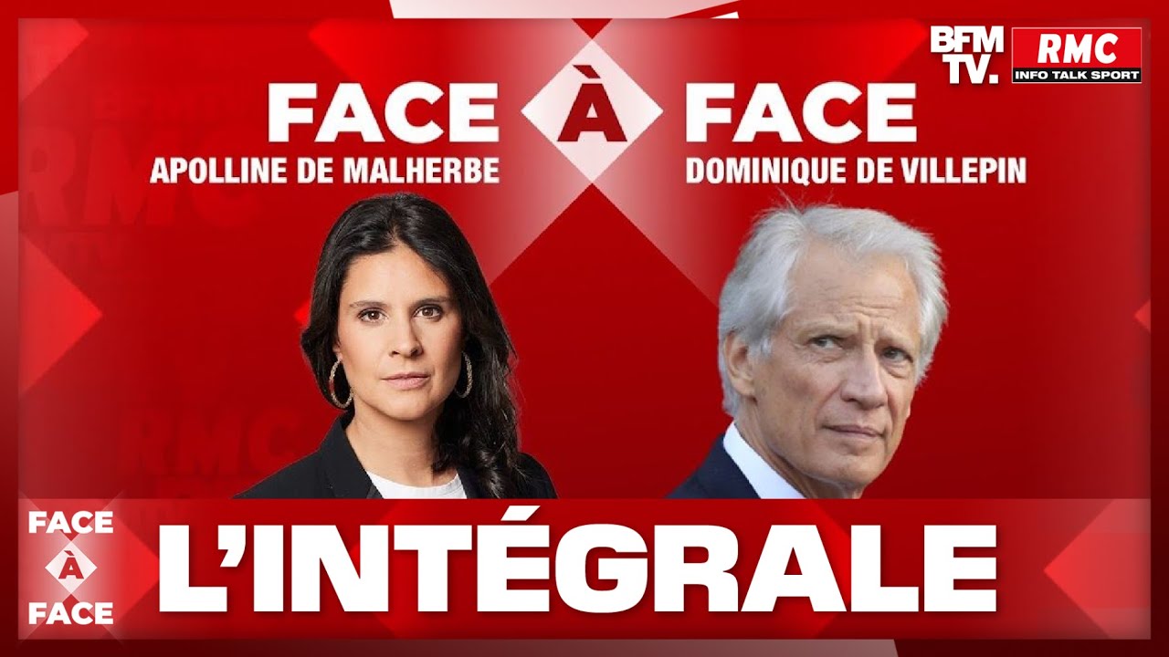 L'interview politique intégrale de Dominique de Villepin, ancien Premier ministre, sur RMC