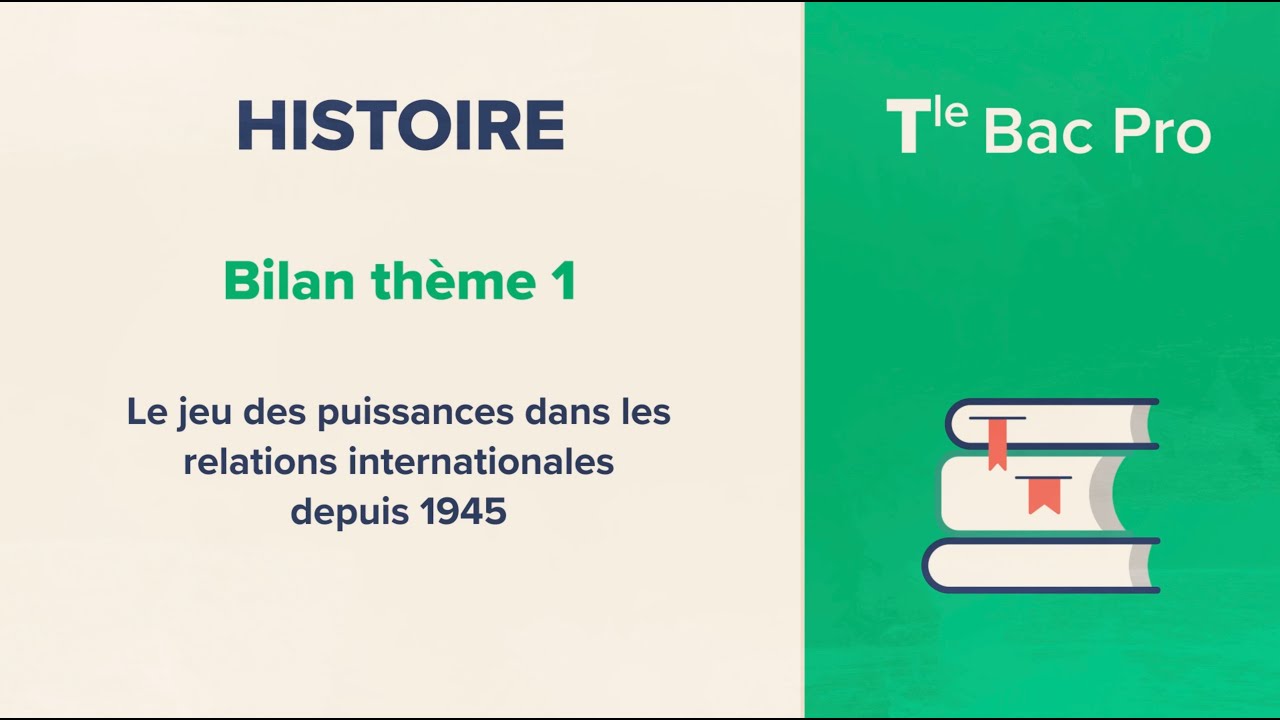 Le jeu des puissances dans les relations internationales depuis 1945 (Histoire Tle Bac Pro)
