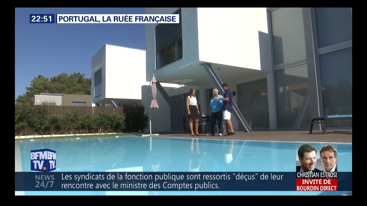 BFM TV - Pourquoi le Portugal attire autant les retraités français (version longue)