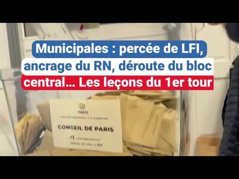 Municipales : percée de LFI, ancrage du RN, déroute du bloc central… Les leçons du 1er tour