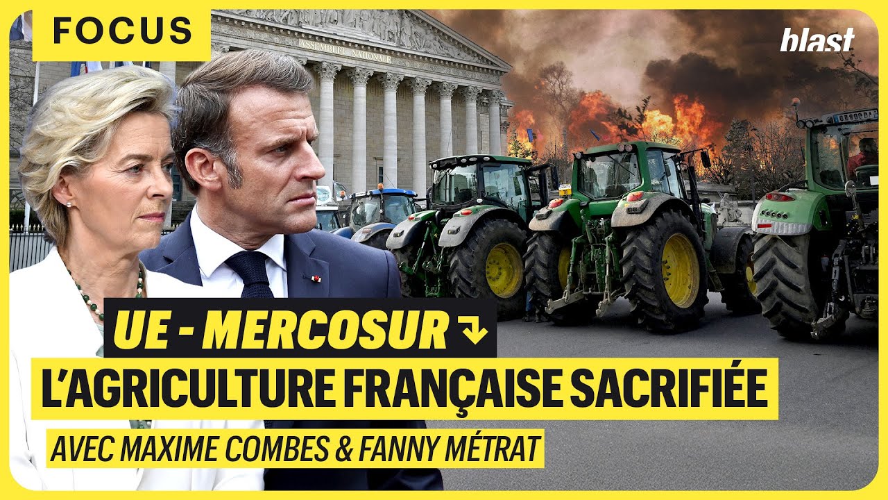 UE - MERCOSUR : L’AGRICULTURE FRANÇAISE SACRIFIÉE
