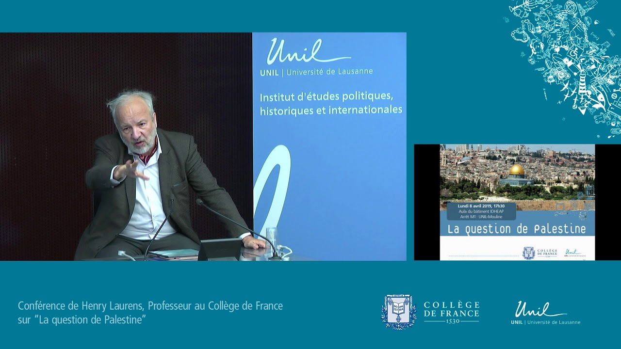 Conférence Professeur Henry Laurens