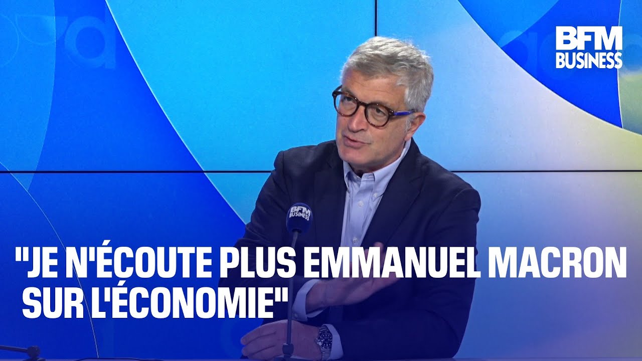 "Je n'écoute plus Emmanuel Macron sur l'économie"