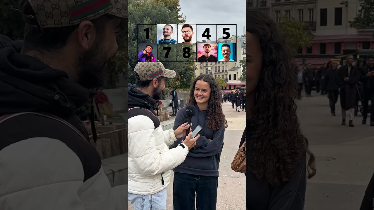 Quels sont les 10 youtubeurs les plus connus de France 😂🇫🇷 #microtrottoir